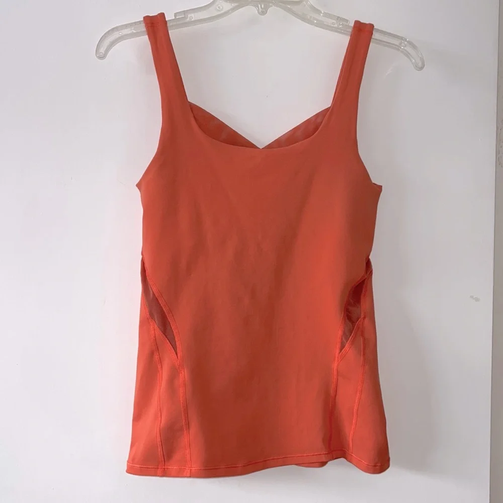 Lululemon Athletica Sport double mesh cross cross back Top - Picture 6 of 12